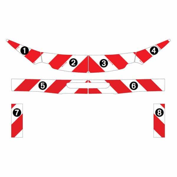 Kit Rouge-Blanc CL. B Standard - TOYOTA Hilux (2021) – Image 3